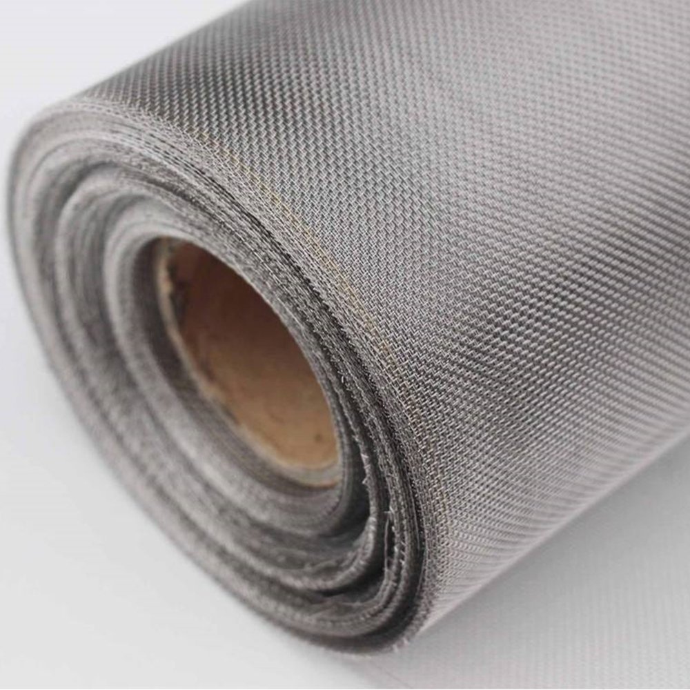 304 12 X 24 75 Micron Plain Woven Soft Flexible Stainless Steel Braii Stand Wire Mesh