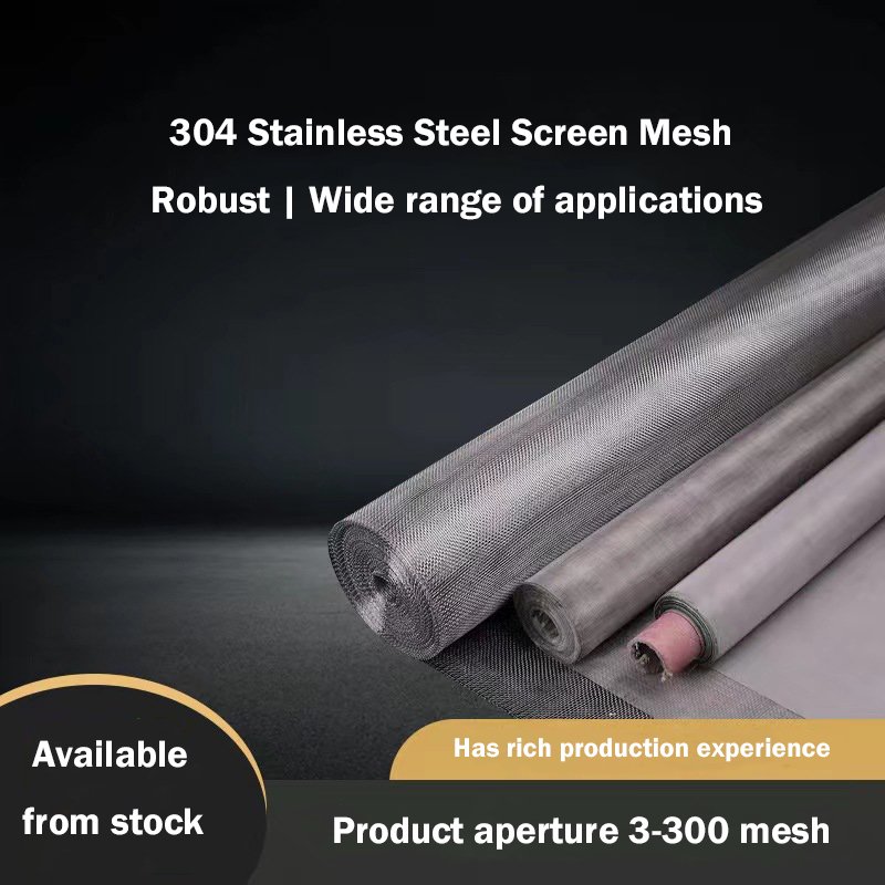 Customized Twill weaving 400 500 600 635 mesh 201 304 304l 316 316l 431 321 347 Stainless Steel Wire Mesh Woven Wire Mesh
