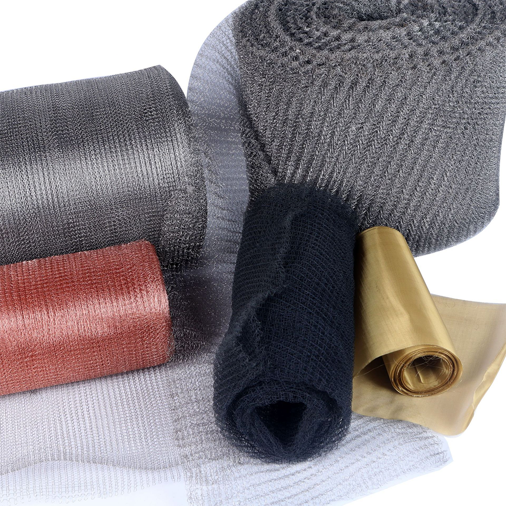 Goods in stock 127mm width stainless steel knitted wire mesh /pure nickel knitted wire mesh/knitted wire mesh for distillation