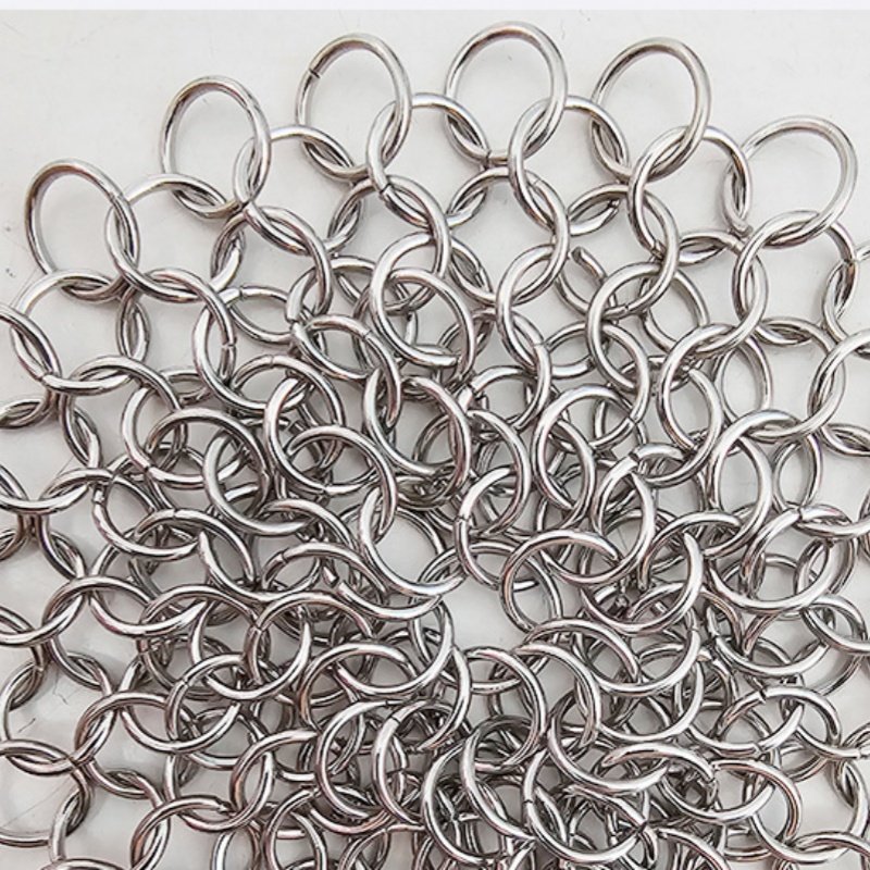 Stainless Steel Aluminum Decorative Wire Ring Metal Mesh Rings Decorative Mesh Chainmail Mesh 30MM