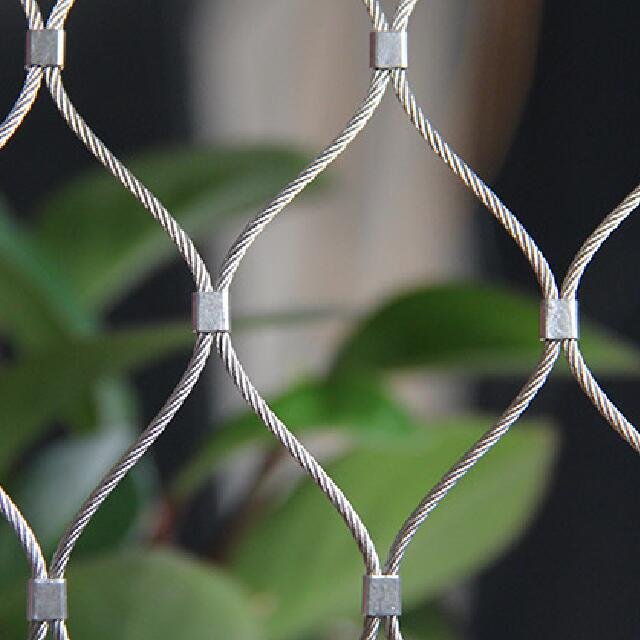 Stainless steel 304 316 x-tend flexible wire cable mesh for zoo animal