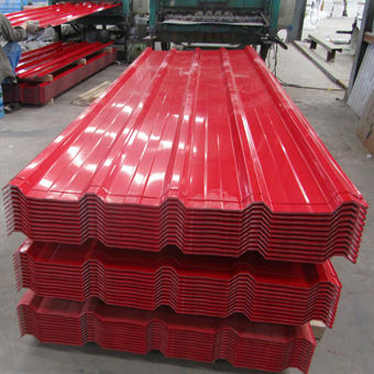 Corrugated Sheet Color Galvanized PPGI Roofing Sheet Building Materials Mild Steel Roof Sheet