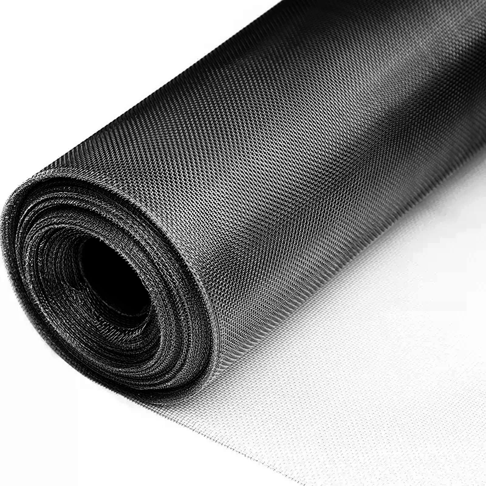 black color stainless steel wire mesh wire cloths security square mesh window door fence and building use