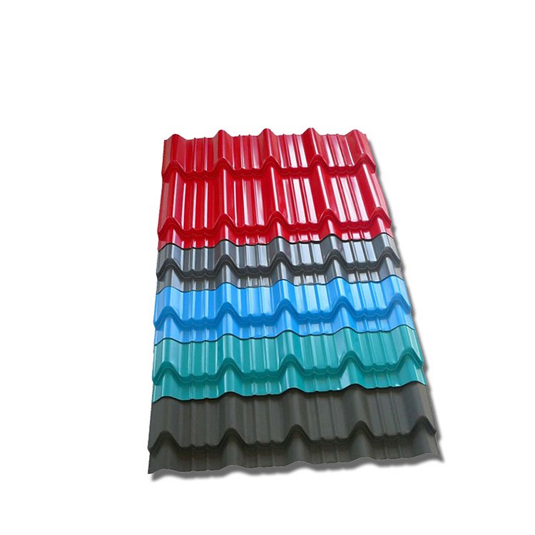 Zinc Coated Galvanized Roofing Sheet Color Coated Corrugated Steel Sheet Metal Roofing Sheet