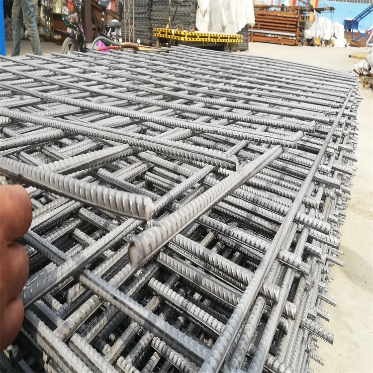 High strength welded steel reinforcement panel customization 8mm 10mm 12mm black steel mesh for bridges