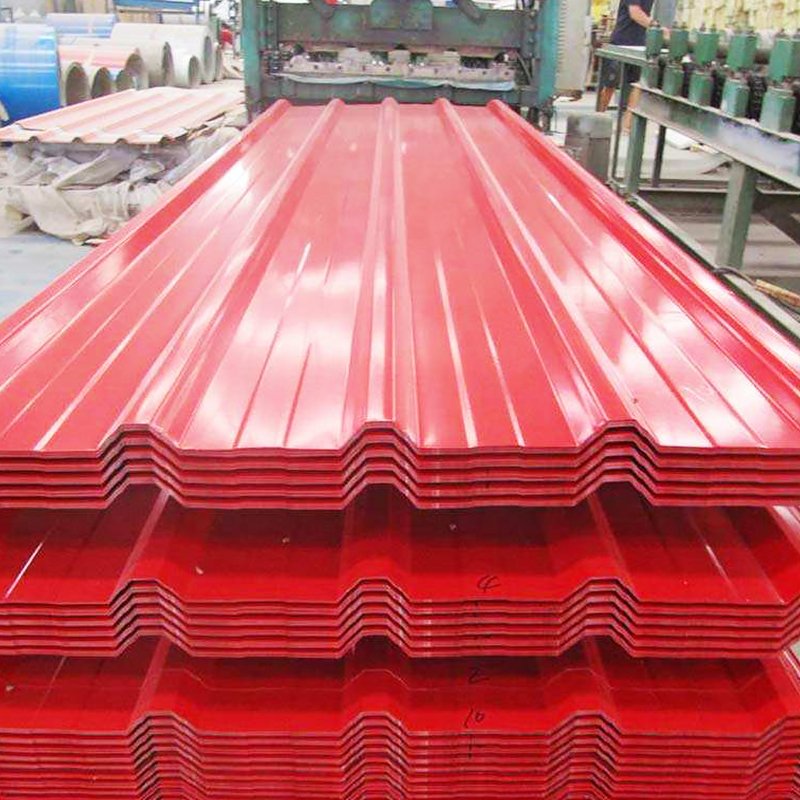 Made in China 20 gauge galvanized corrugated steel roofing sheet price