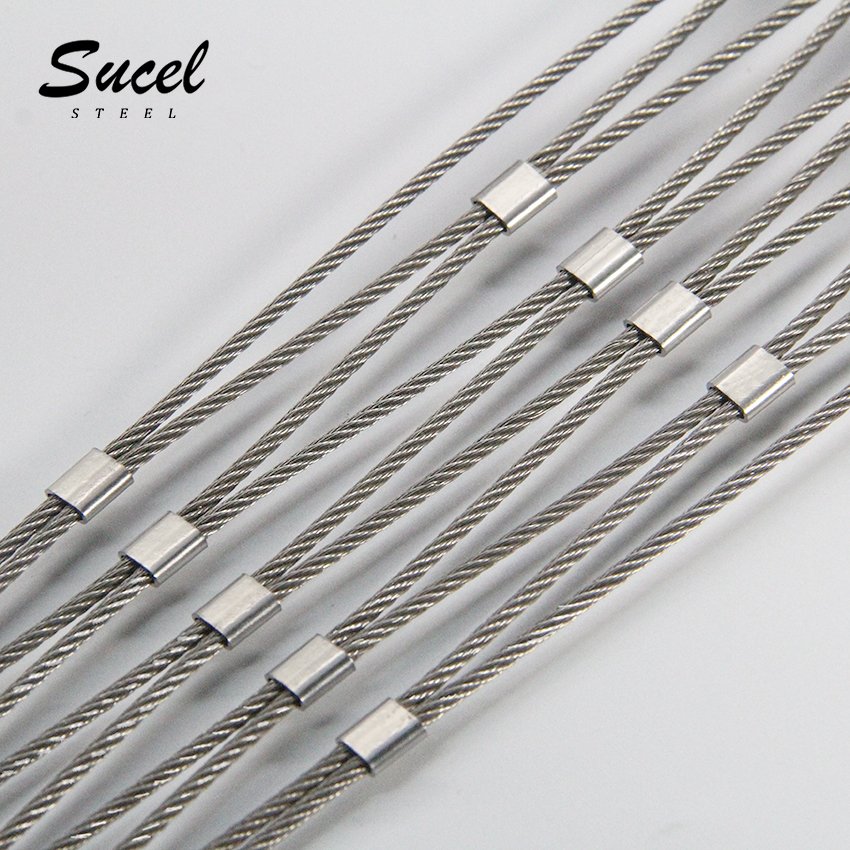 2023 SUCEL STEEL Rope net stainless steel mesh rolls screen (Factory)
