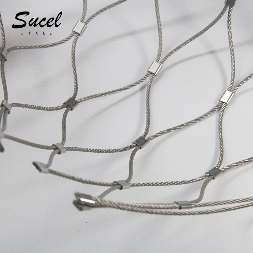 2023 SUCEL STEEL Rope net stainless steel mesh rolls screen (Factory)