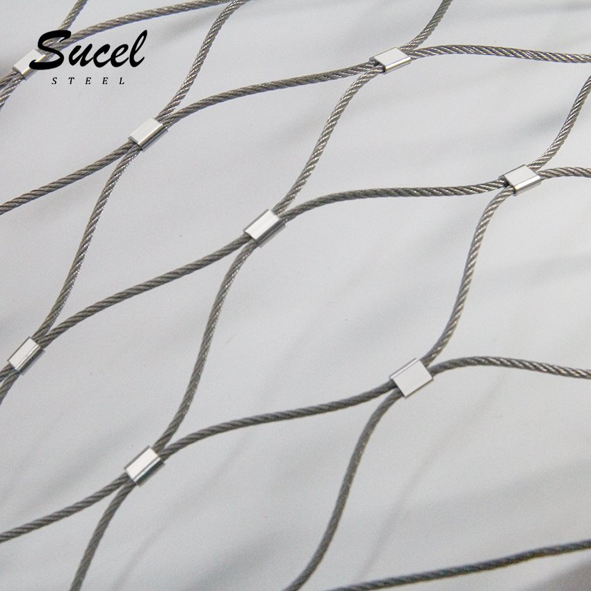 2023 SUCEL STEEL Rope net stainless steel mesh rolls screen (Factory)