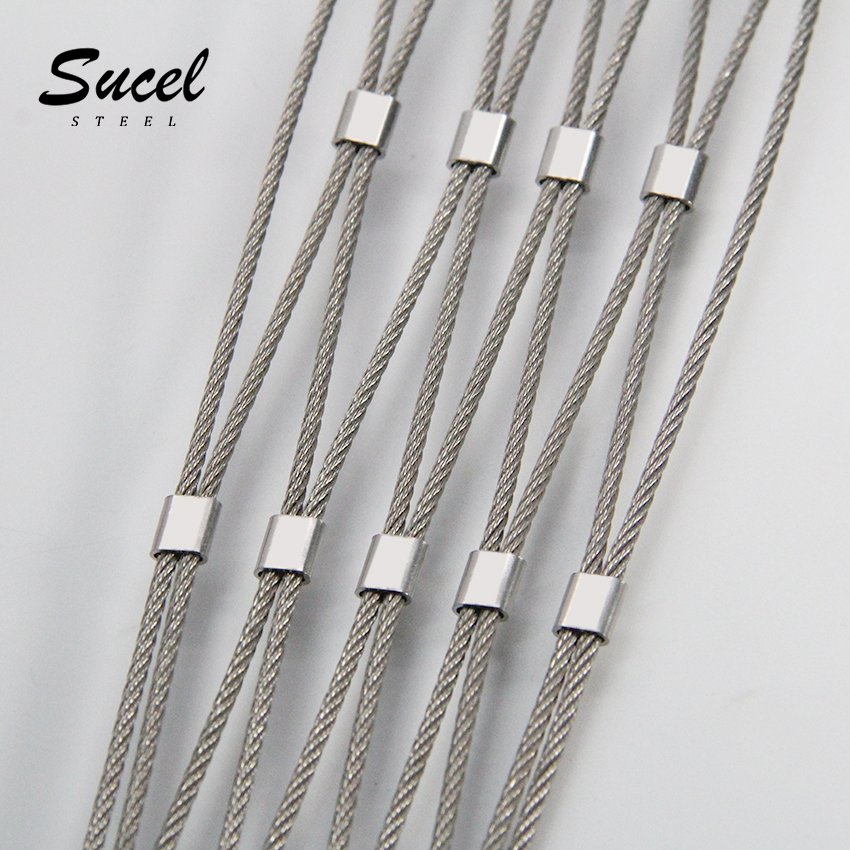 2023 SUCEL STEEL Rope net stainless steel mesh rolls screen (Factory)