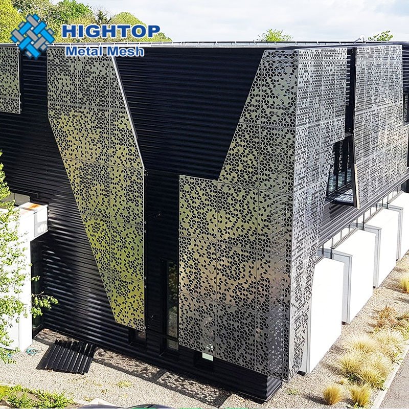 Aluminum Perforated Sheets Plates Suppliers Custom Size Decorative Punched Metal Sheet Panels Facade Steel Wire Mesh With Holes