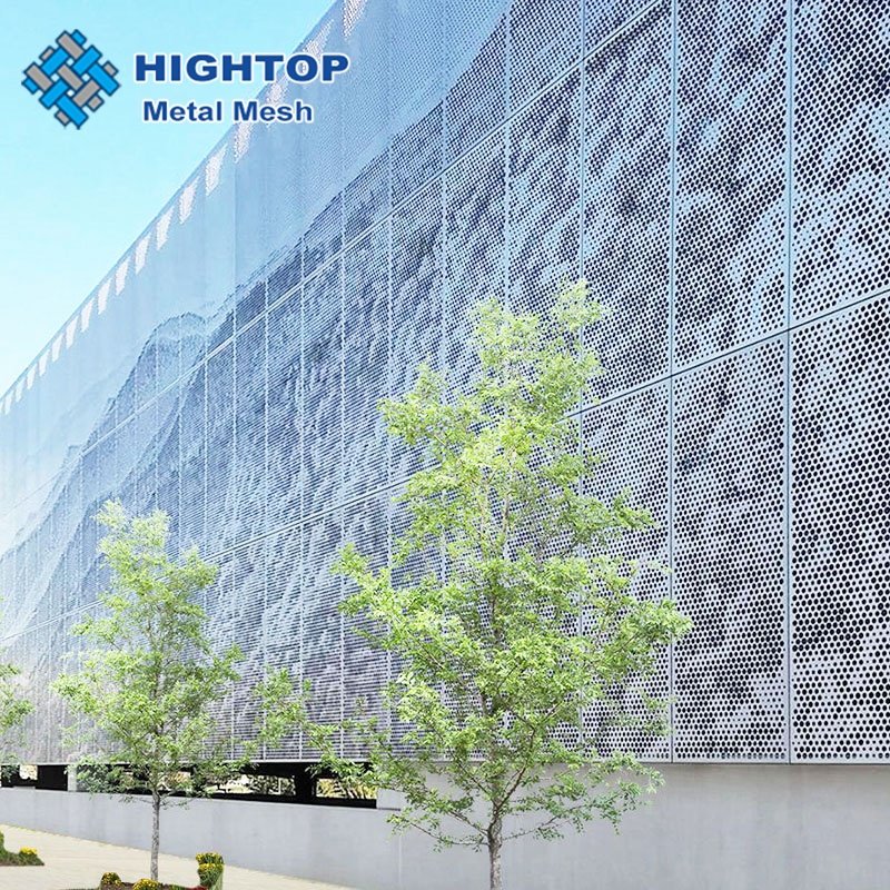 Aluminum Perforated Sheets Plates Suppliers Custom Size Decorative Punched Metal Sheet Panels Facade Steel Wire Mesh With Holes