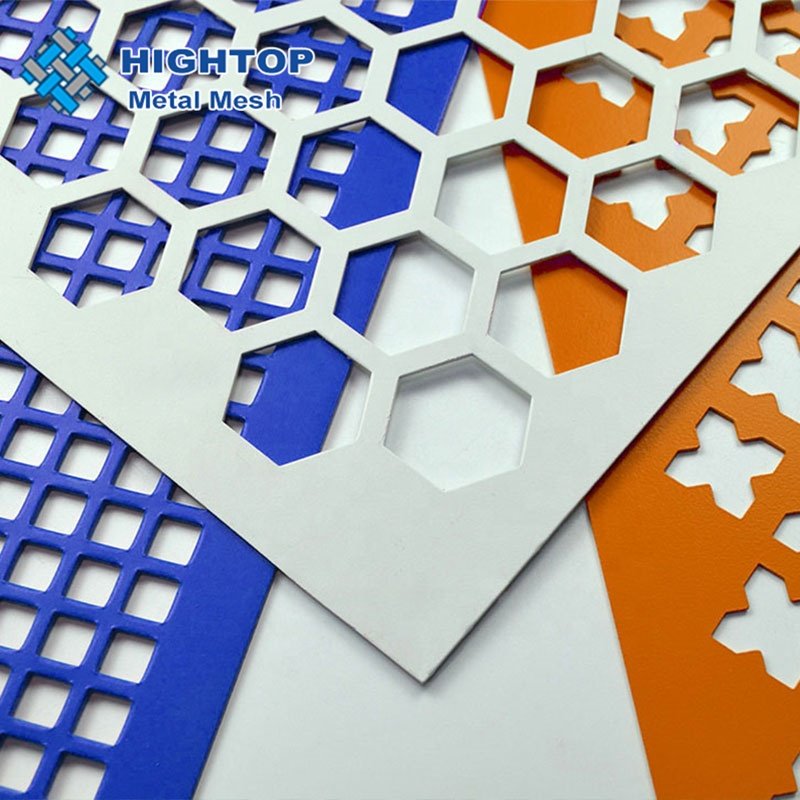Aluminum Perforated Sheets Plates Suppliers Custom Size Decorative Punched Metal Sheet Panels Facade Steel Wire Mesh With Holes