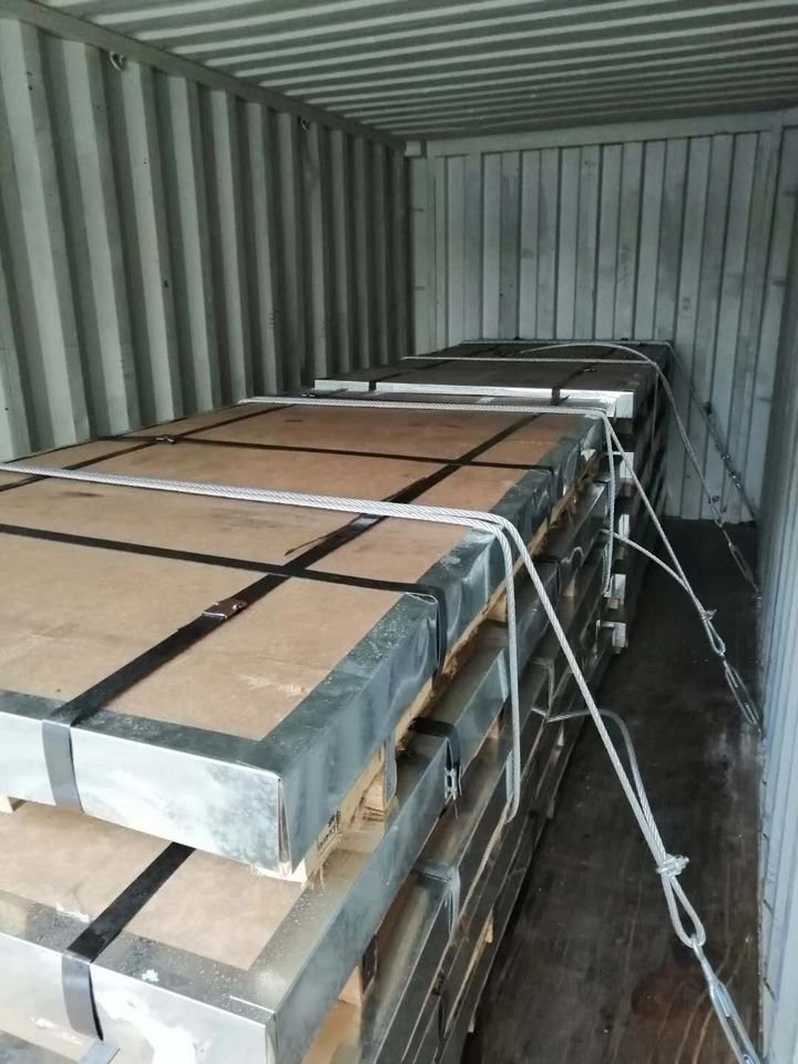 AISI ASTM DIN JIS EN Galvanized Corrugated Sheet Mid Hard Decoiling iron sheets Roofing Regular Spangle Carbon Steel Sheet