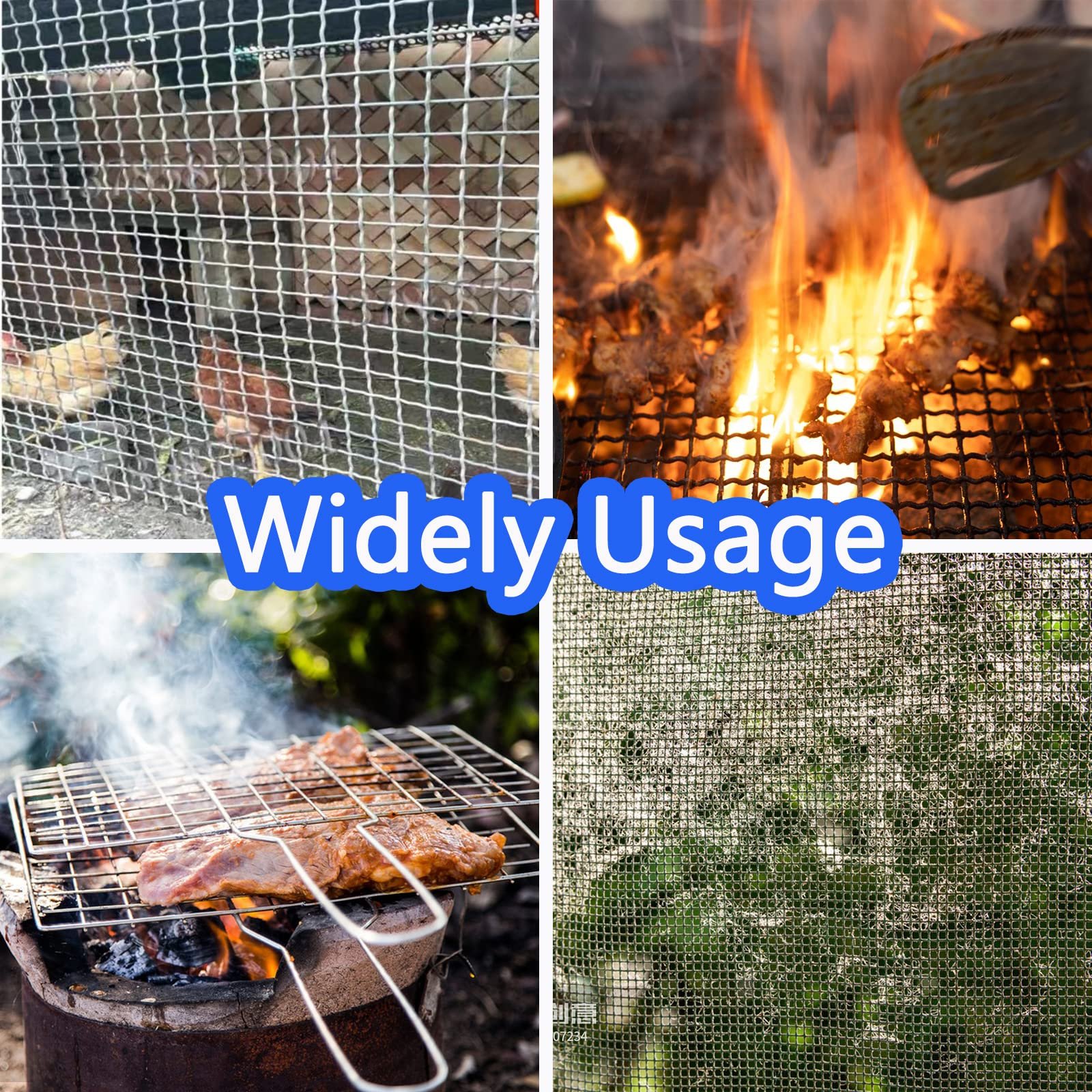 Stainless steel mesh 304 crimped wire mesh plain weave screen 316 metal filter square hole weave screen net