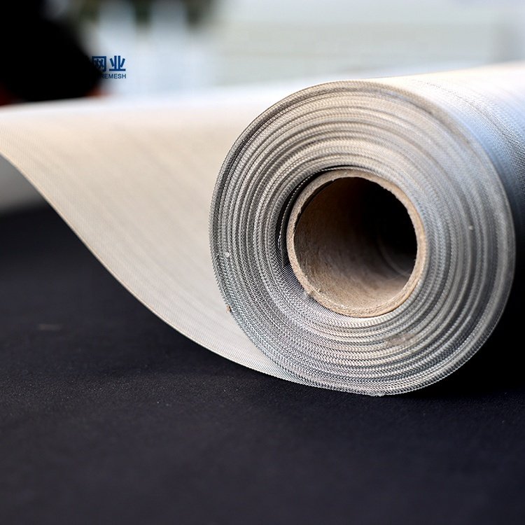 AISI 304 316 SS Wire Meshes Filter Screen 20/40/60 80/100/150/300 Cloth Stainless Steel Woven Wire Mesh Roll/Piece