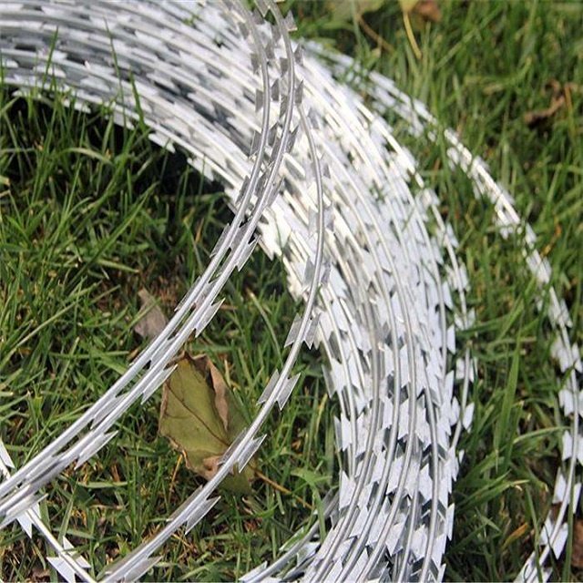 Bto22 Wire Stainless Steel Concertina Razor Barbed Wire Fence For Pakistan