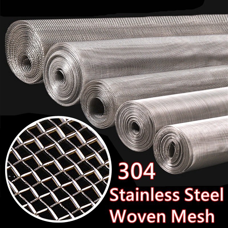 304 Stainless Steel Wire Mesh Plain Weave Food Filter Screen Application Woven Metal Net