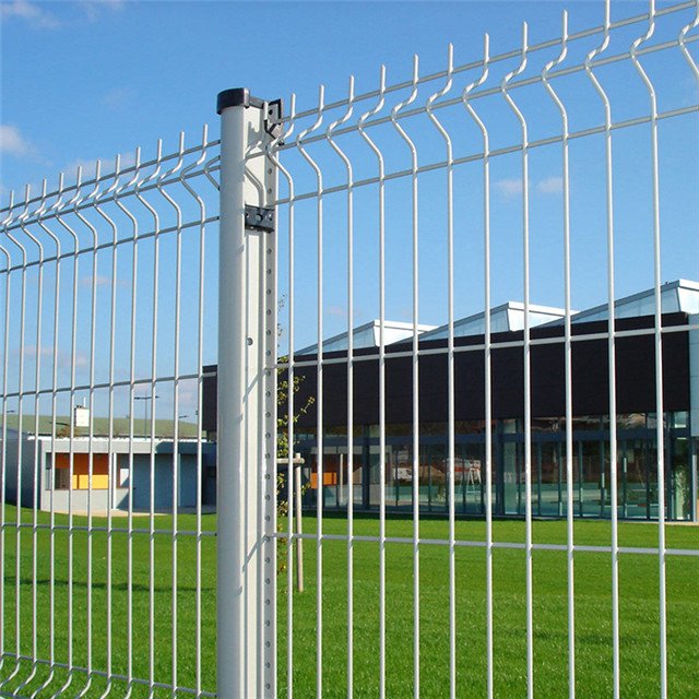 Sustainable metal pvc coated 3d bending curved garden fence farm 3d curved welded wire mesh panel fencing