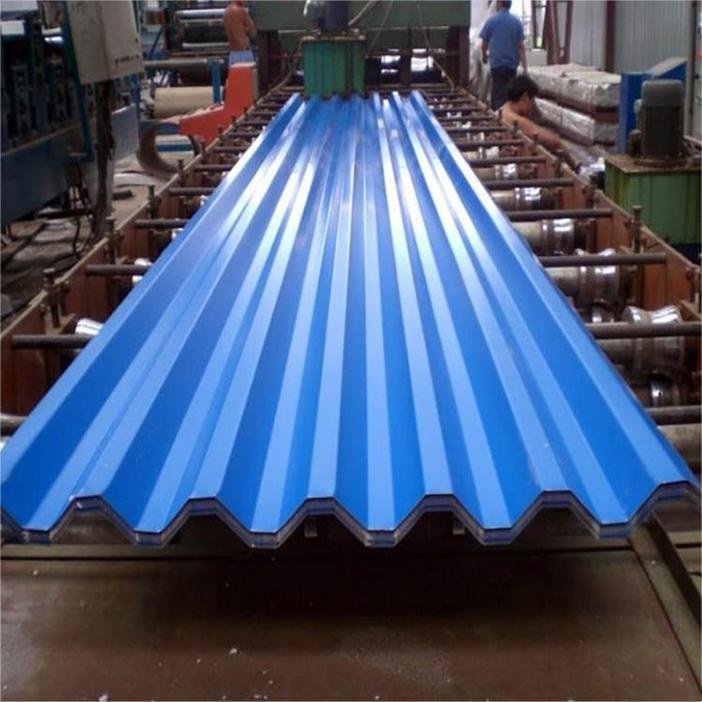wholesale 0.12-6mm 30-275g/M2 Cold Rolled color ppgi corrugated metal roofing sheet Galvanized Corrugated Roofing Sheets