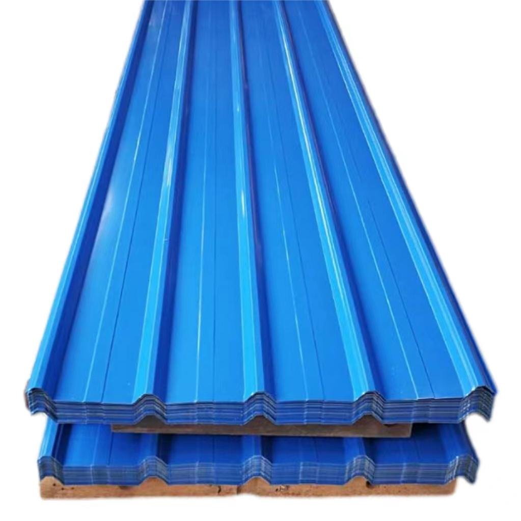 wholesale 0.12-6mm 30-275g/M2 Cold Rolled color ppgi corrugated metal roofing sheet Galvanized Corrugated Roofing Sheets