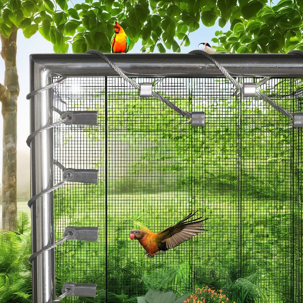 High Quality Stainless Steel Bird Cage Net Parrot Aviary Mesh with Welding and Punching Services for Zoo Protection
