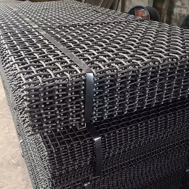 65Mn sand filter mesh stone sieve quarry screen for mine screen mesh