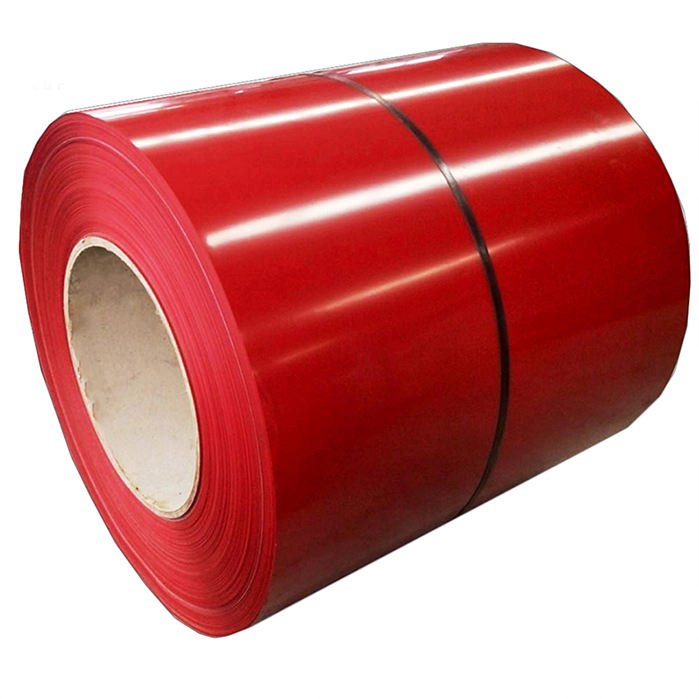 Code 9016 0.4mm PE PVDF z275 dx51d ASTM film zinc white board color coated ppgl prepainted galvanized steel coil ppgi coil