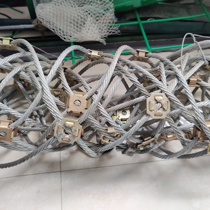 Protective rockfall net flexible slope safety net steel wire mesh flexible metal mesh