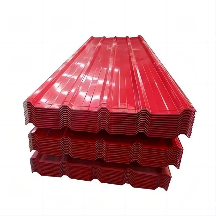 Aluminium Zinc Coated Galvanized Roofing Sheet Color Coated Corrugated Steel Sheet Metal Roofing Sheet