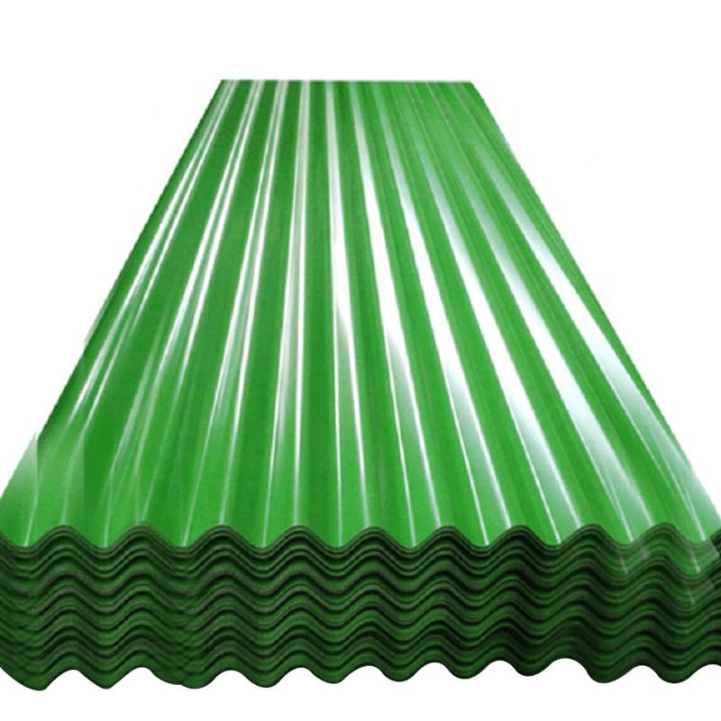 Long Span Colored Coated Galvanized Corrugated Steel Iron Roofing Sheets Gi Sheet for Construction