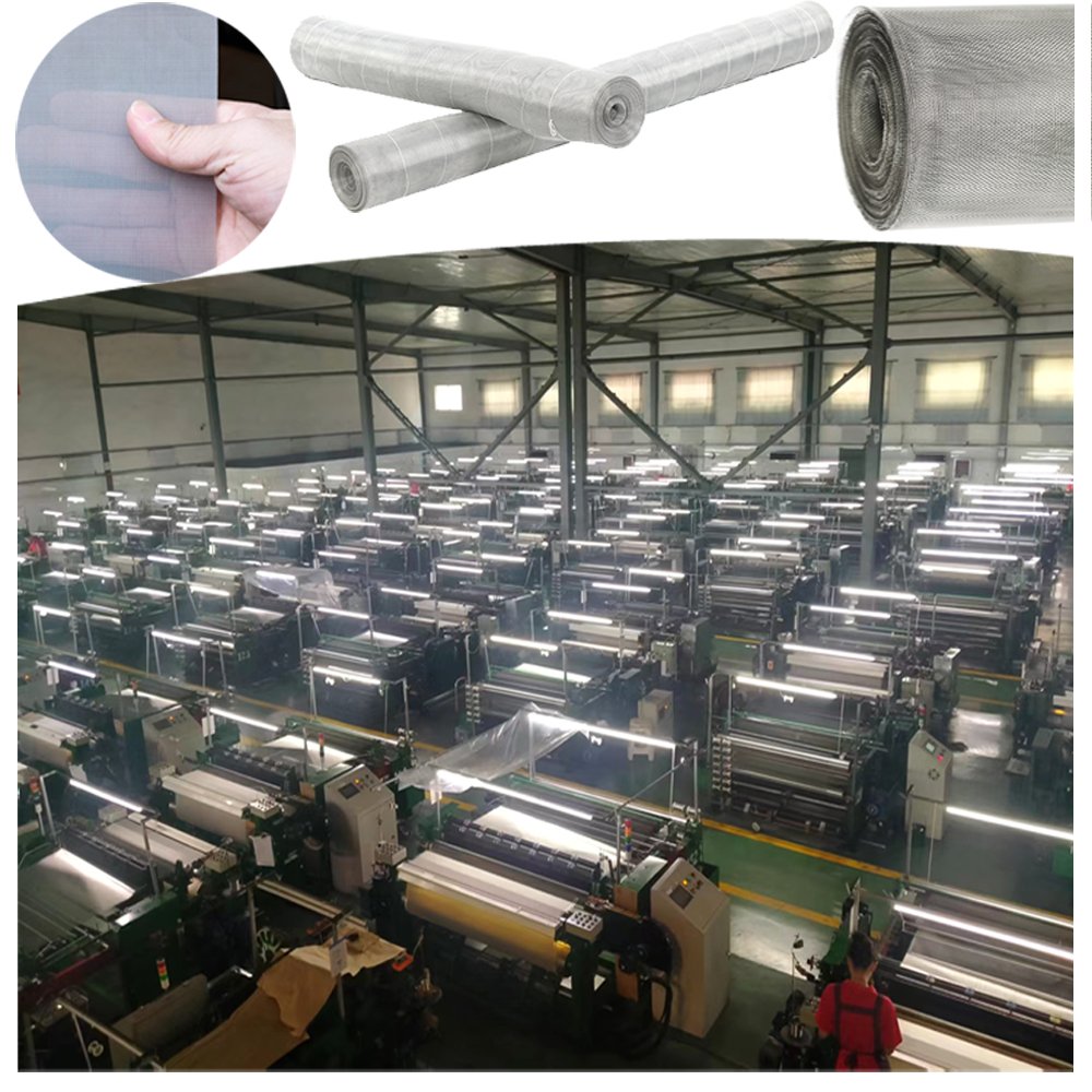 Factory Customized Stainless Steel woven Wire Mesh with export standard Used for filtering