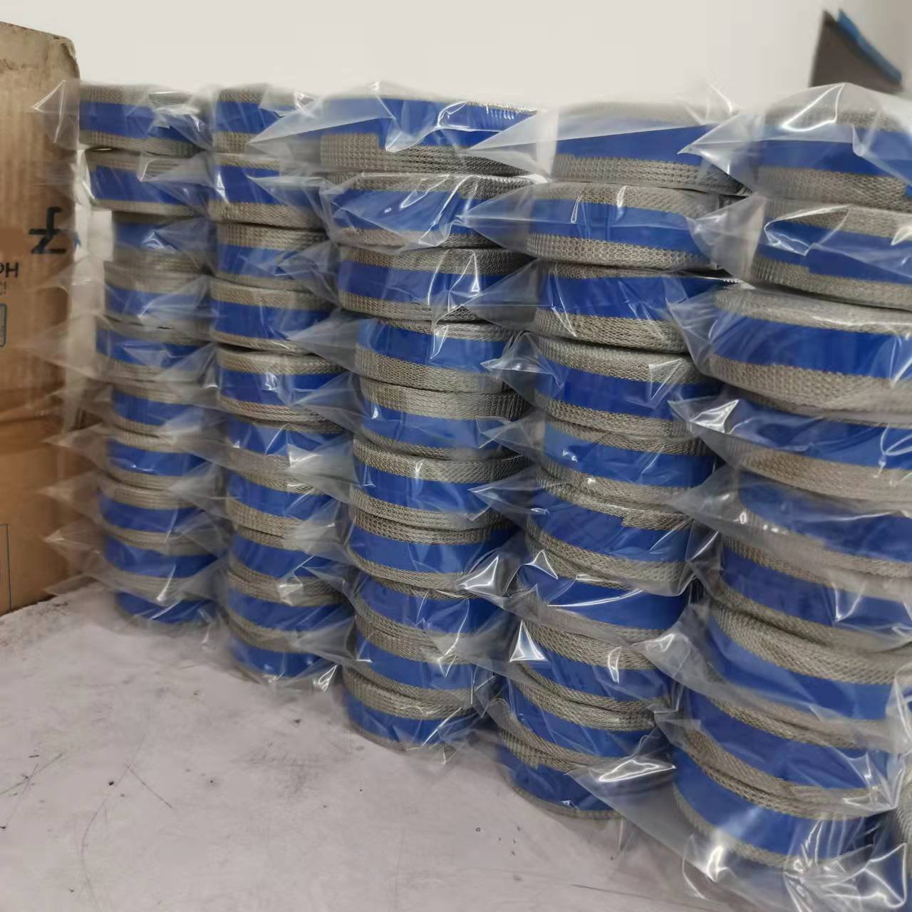 Factory big sale competitive price 25.4mm stainless steel tin plated copper Gasket Knitted Wire Mesh with stranded wire