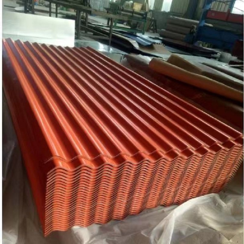 color coated galvanized steel corrugated roofing sheet as astm a527 a526 g90 z275