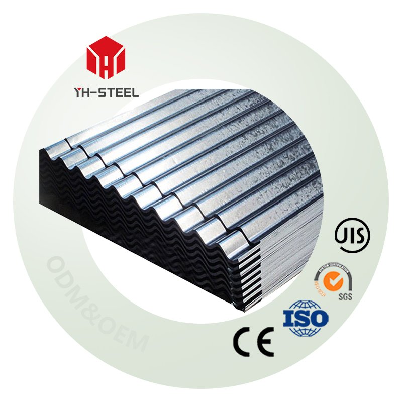 High Quality Factory Supply Z20-Z275 Corrugated Roofing Sheet Metal Roofing Tiles Building Material Galvanized Steel Sheet