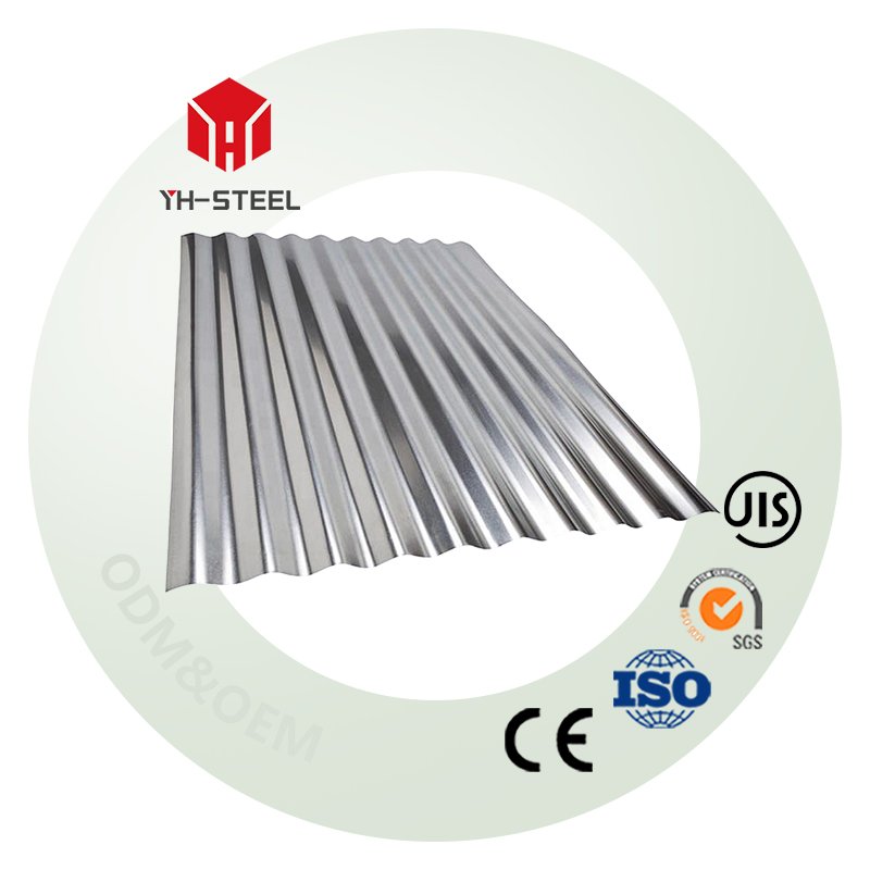 High Quality Factory Supply Z20-Z275 Corrugated Roofing Sheet Metal Roofing Tiles Building Material Galvanized Steel Sheet