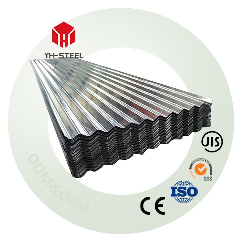 High Quality Factory Supply Z20-Z275 Corrugated Roofing Sheet Metal Roofing Tiles Building Material Galvanized Steel Sheet