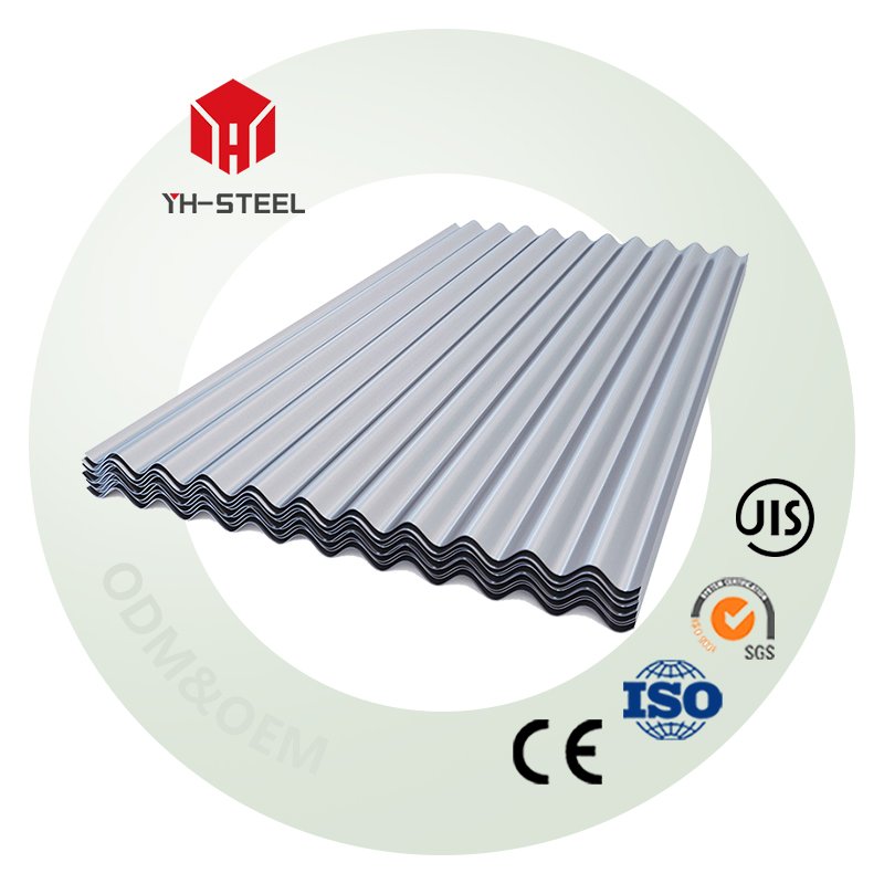 High Quality Factory Supply Z20-Z275 Corrugated Roofing Sheet Metal Roofing Tiles Building Material Galvanized Steel Sheet