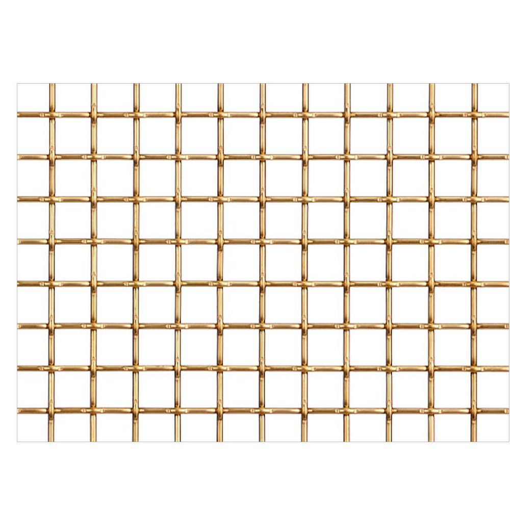 Stainless steel decorative flat top woven wire mesh