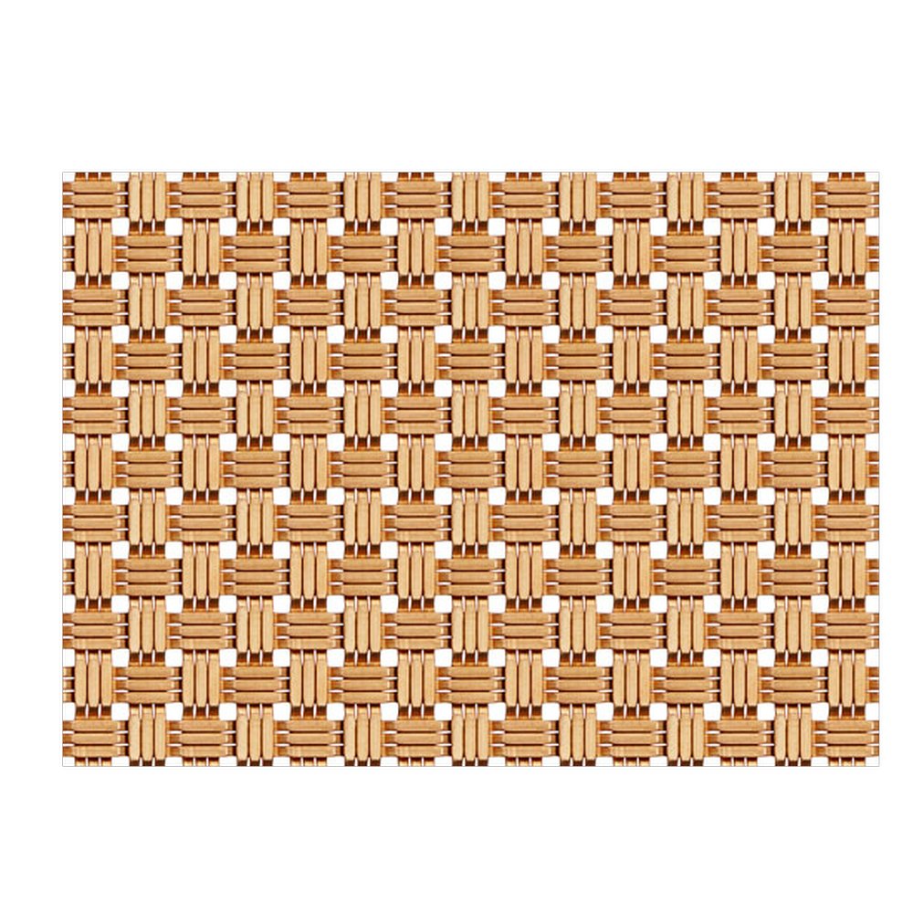 Stainless steel decorative flat top woven wire mesh