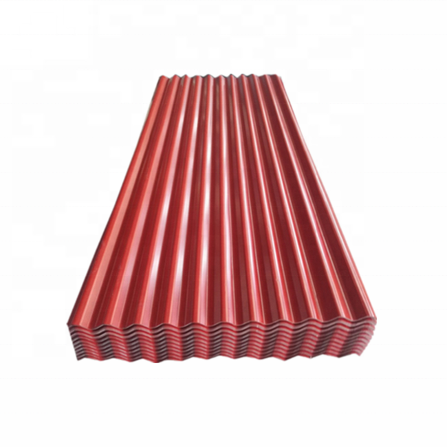 A36 Zinc Coating Gi and Colored Corrugated Steel Roofing Sheet