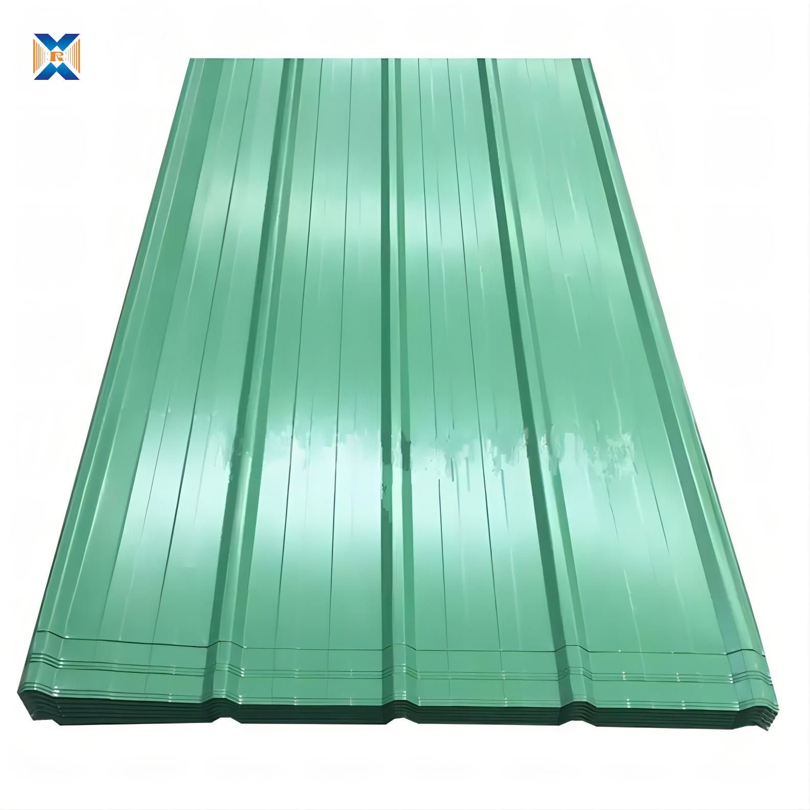 Prepainted PPGI PPGL Corrugated Steel Roofing Sheet Color Coated Galvanized Roofing