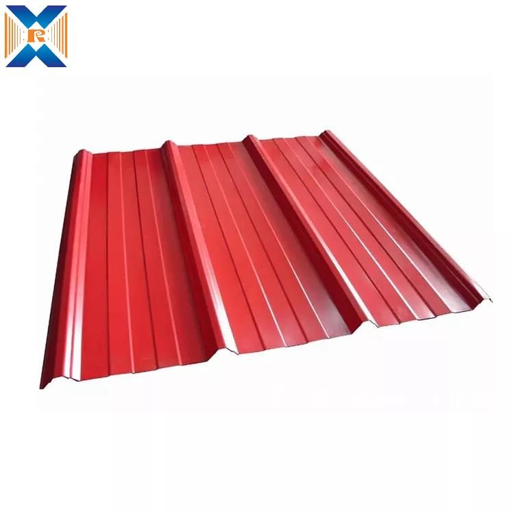 Prepainted PPGI PPGL Corrugated Steel Roofing Sheet Color Coated Galvanized Roofing