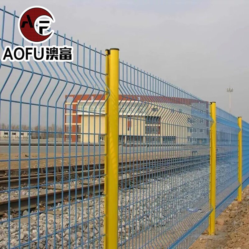 3d Curved Welded Steel Fence Durable PVC Coated High Quality Customized Size Green Galvanized Welded wire mesh