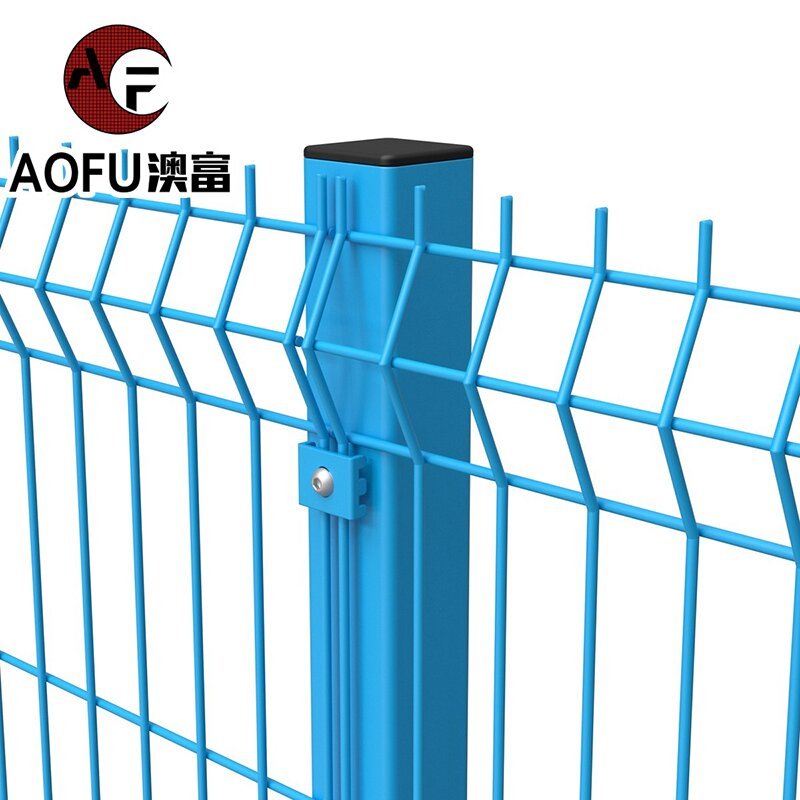 3d Curved Welded Steel Fence Durable PVC Coated High Quality Customized Size Green Galvanized Welded wire mesh