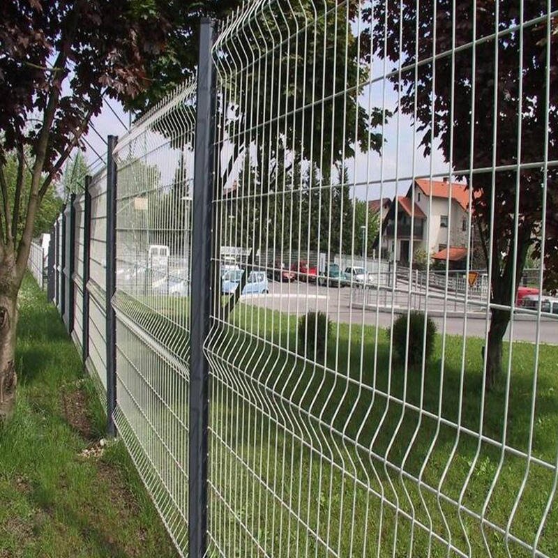 3d Curved Welded Steel Fence Durable PVC Coated High Quality Customized Size Green Galvanized Welded wire mesh