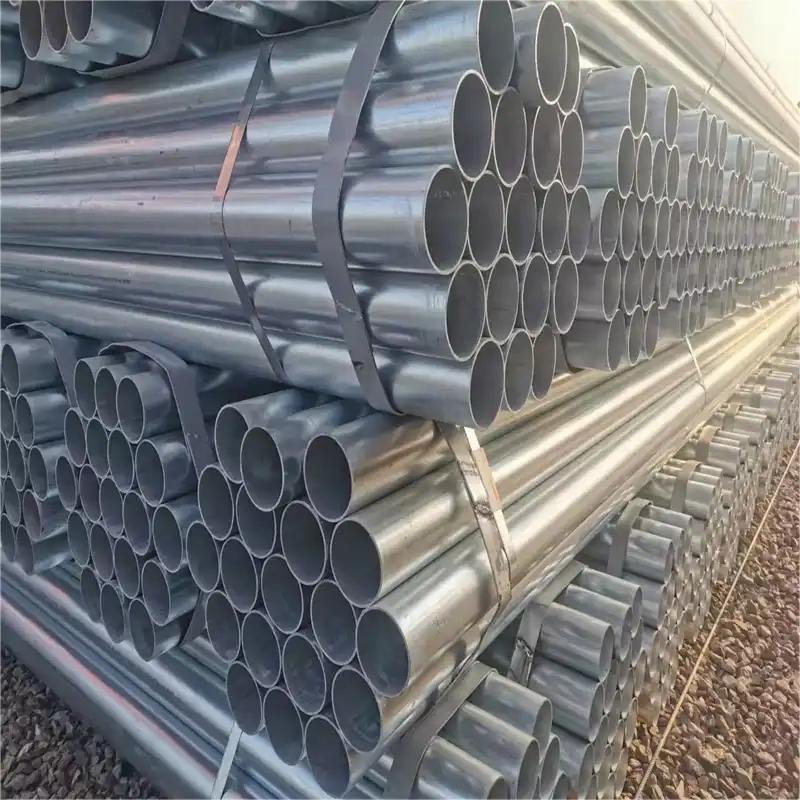 Factory direct sale low price galvanized steel pipe 4 inch round