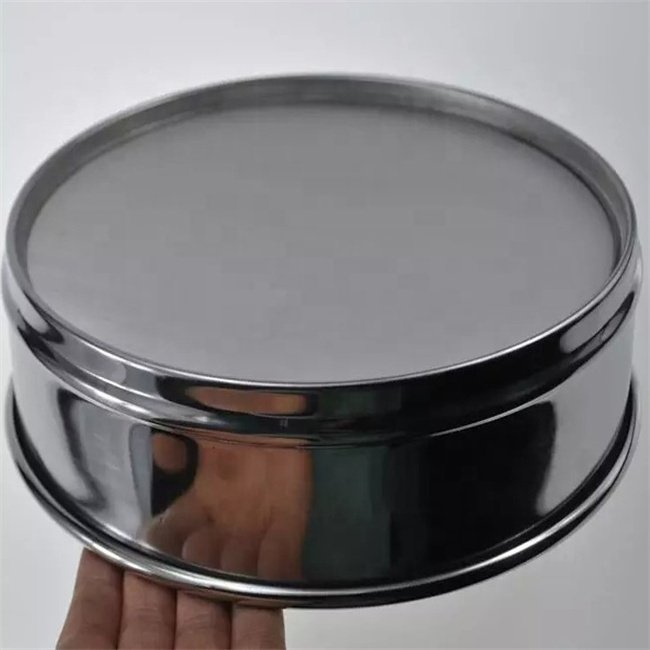 ASTM Stainless Steel Mesh Set Standard Lab Soil Testing Sieve For Sampling
