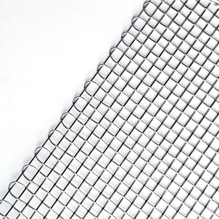3 Mesh 7.2mm Aperture 1.2 mm Wire diameter 1m*30m 304 Stainless Steel Crimped Wire Mesh Screen Filter