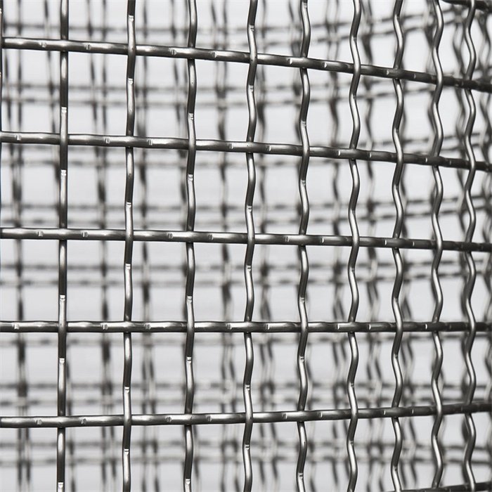3 Mesh 7.2mm Aperture 1.2 mm Wire diameter 1m*30m 304 Stainless Steel Crimped Wire Mesh Screen Filter